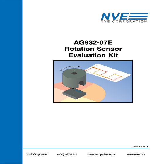角度旋轉感測晶片應用套件 AG932-07E ADT002 Rotation Sensor Evaluation Kit