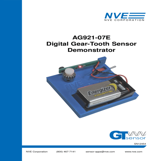 AG921-07E AKL001 Gear-Tooth Sensor Demonstrator